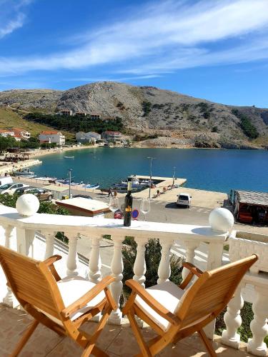 ทัศนียภาพ, Apartments by the sea Metajna, Pag - 6498 in เมตาย์นา