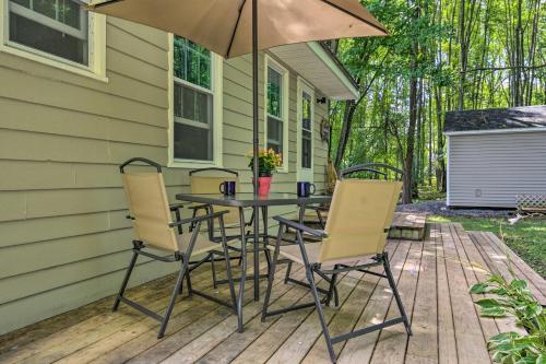 . Cozy Finger Lakes Apartment with Forest Views