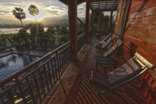 Balcony/terrace, Villa Vedici in Kampot