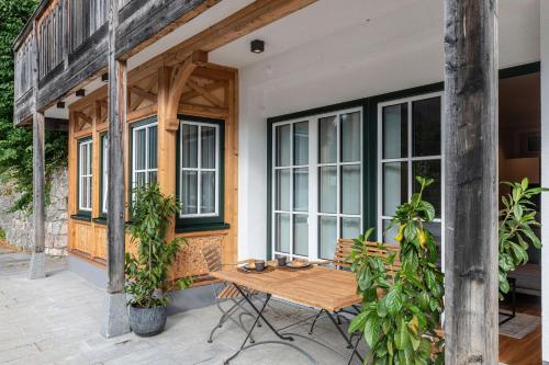 陽台/露台, Apartment am Grundlsee - Your Austrian Home in 格倫德爾湖