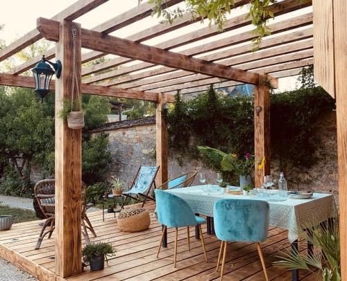 Pool house-L'hirondelle de Sermizelles- grand jardin, calme et nature aux portes du Morvan