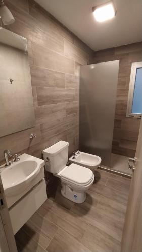 Bathroom, Apart Hotel La Campina in Oncativo