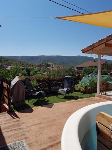 Iekārtas, Cabaña IkiZen (Cabana IkiZen) in Barbadillo Del Pez