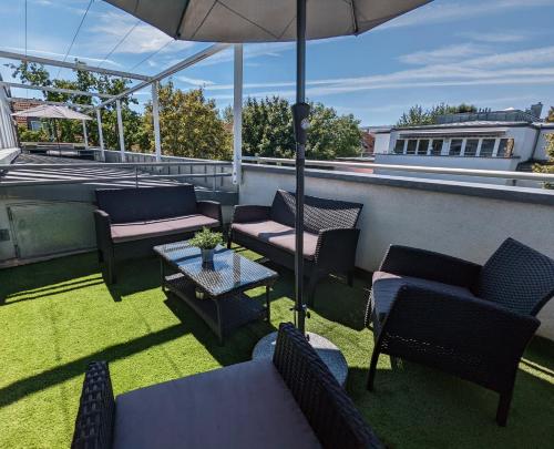 Leipzig-Residenz Waldstraße am Zoo und Red Bull Arena , Rooftop Apartment mit 2 Dachterrassen, Leipzig (foto 6)