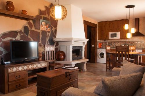 Koplietošanas atpūtas telpa ar TV, Casa Rural La Duena in El Pobo de Duenas