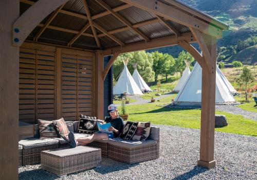 Pemandangan luar, Dreamcatcher Tipi Hotel in Gardiner (MT)