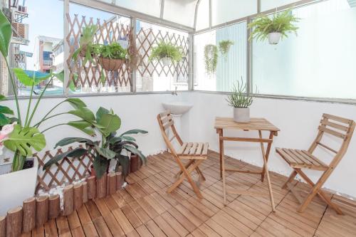 보라 꽃 집 - 발코니/테라스