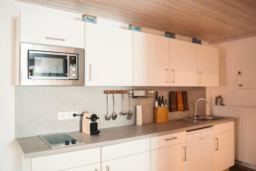 кухня, Apartment Hainfeld in Michelbach