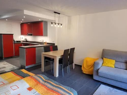 Studio in Zermatt mit toller Aussicht aufs Dorf in Zermatt, Schweiz