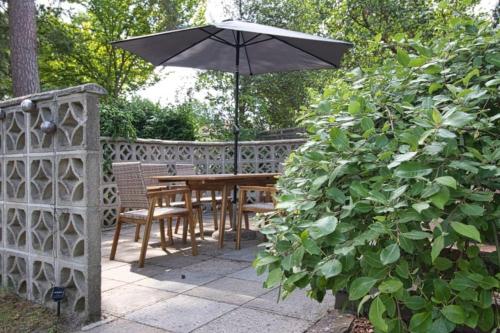 شرفة/ تراس, Ferienhaus Haas - Am Heidschnuckenweg in Fassberg