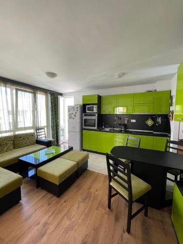 廚房, Atlantik-Byala SP apartments in 比亞拉