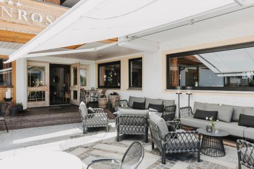 Erkély/terasz, Hotel Apartments Alpenrose in Au