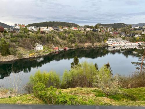 View, Feriehus i Flekkefjord med panoramautsikt in Flekkefjord