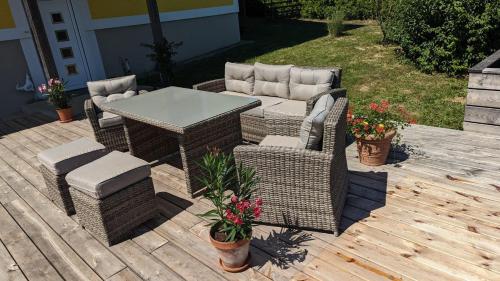 Erkély/terasz, Ursteirerhof - Familie Kerschbaumer in Markt Hartmannsdorf