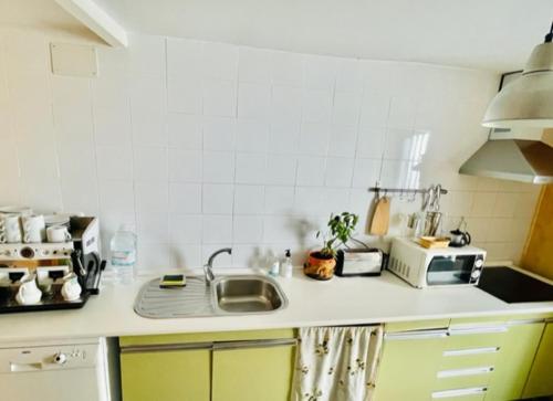 keuken, Casa Rural La Cruz in El Gordo