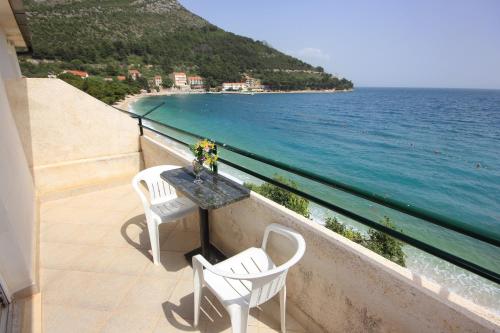 Erkély/terasz, Apartments by the sea Drvenik Donja vala, Makarska - 8807 in Drvenik
