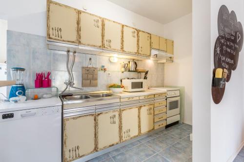 廚房, Holiday house with a swimming pool Opuzen, Neretva Delta - Usce Neretve - 8818 in 柯普新