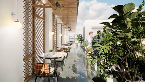 ห้องอาหาร, Zone By The Park Gopalpur in โกปาลปุระ