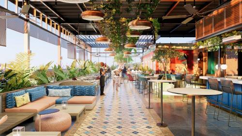 ห้องอาหาร, Zone By The Park Gopalpur in โกปาลปุระ