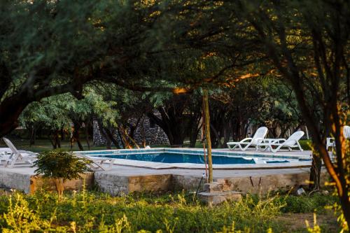 Swimming pool, Estancia Rio de Arena in Tafi Del Valle