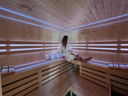 ซาวน่า, Ulinia Zacisze Dom Superior 90m2 - Fala - Mierzeja - Wydma in ซาร์บสค์