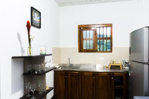 Konyha, Encanto! Casa de campo en Café de la Cima (Encanto! Casa de campo en Cafe de la Cima) in Amaga