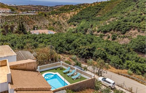  Amazing Home In Cajiz With Outdoor Swimming Pool, Wifi And Swimming Pool, Pension in Cajís