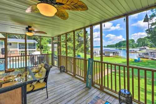 Beautiful Lakefront Retreat with Dock and Grill!