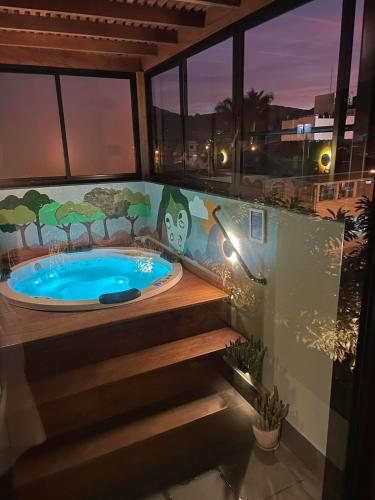 Hot tub, Hospedaria da Lagoa in Lagoa da Conceicao