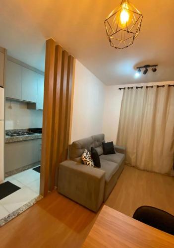 Apartamento com Sacada na Gleba, Novo e equipado