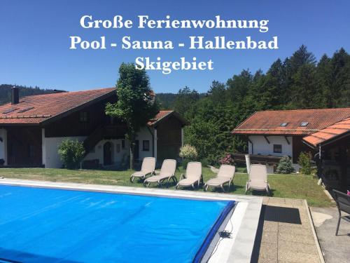 SIMPLY-THE-BEST-Ferienwohnung-mit-Pool-Sauna-Schwimmbad-bis-6-Personen - Apartment - Hauzenberg