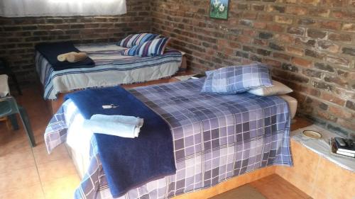 2 double beds, 1 twin bed