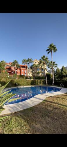 Sea & Mountain View Apartment with Pool & Parking