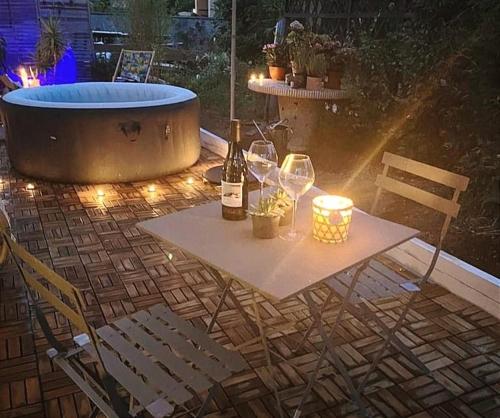Superbe appartement avec jacuzzi avec jardin privé, Лион (фото 4)