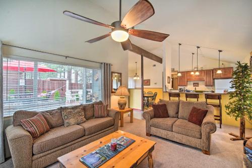 Big Bear Cabin with Spacious Deck and Fireplace! in Big Bear City, USA