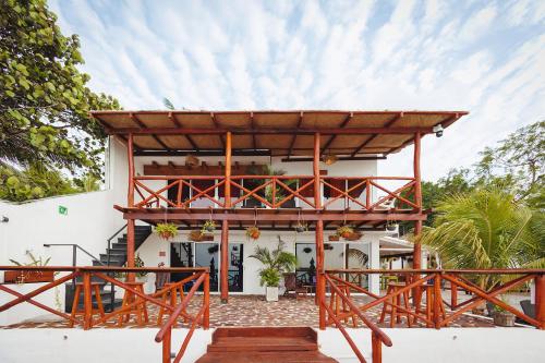 Balcony/terrace, El Buho Lagoon Bacalar in Bacalar