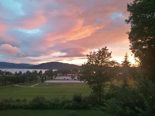  Attersee Studio-Apartment mit Eigen-Garten und unverbautem Seeblick in Schörfling