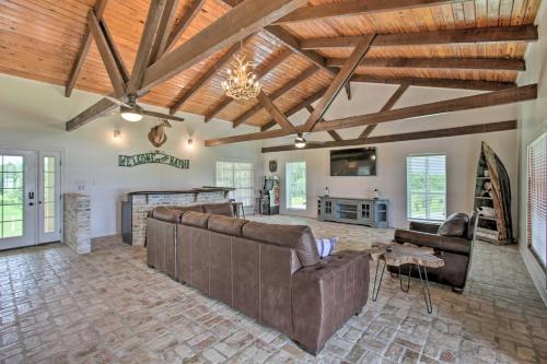 Expansive Theriot Retreat with Fishing Dock!