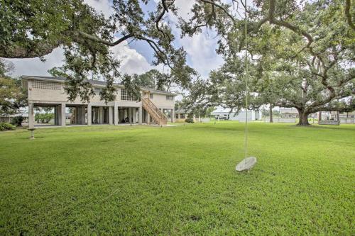 Expansive Theriot Retreat with Fishing Dock!