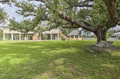 Expansive Theriot Retreat with Fishing Dock!