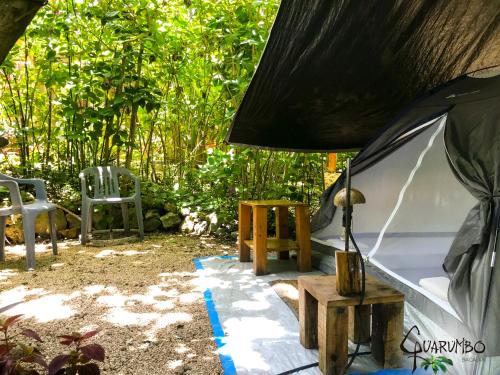 Jardín, Guarumbo in Bacalar