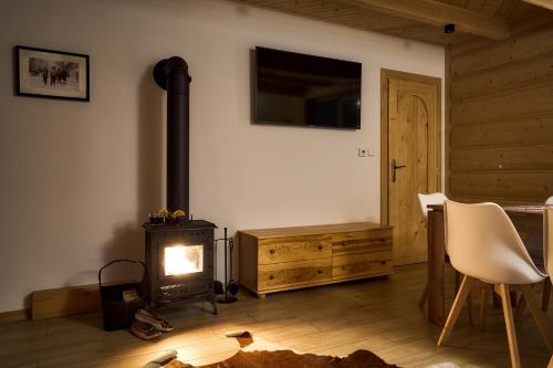 Apartment with Balcony, Fireplace and Mountain View image 4