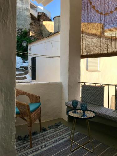 Erkély/terasz, Casa Amigos Sorvilan - La Almendra in Polopos