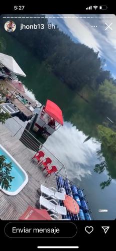 Finca Santa Monica Guatape Privada Lujosa Piscina Jacuzzi Sauna muelle Represa jetski planchon