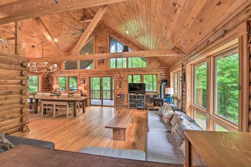 Adirondack and Lake George Cabin with Hot Tub! - main image
