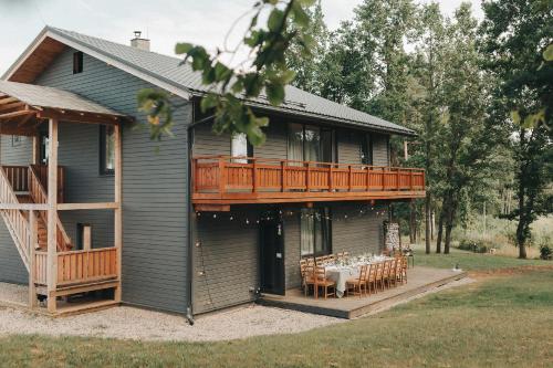 Sniegi Apartments with sauna in Sarkaņi