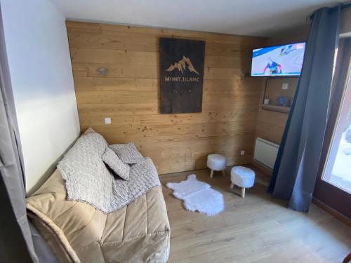 Chaleureux appartement rénové ambiance chalet Praz sur Arly