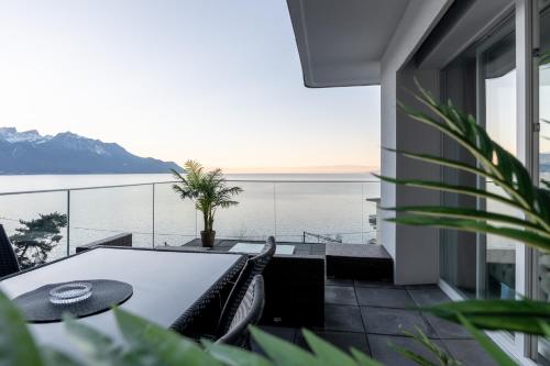 Sunset Home, Appartement de luxe front de lac in Veytaux