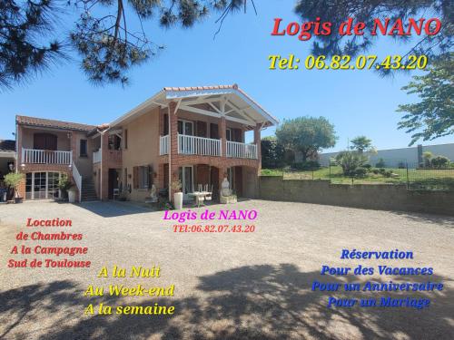 LOGIS DE NANO chambre d'hôte Gratens
