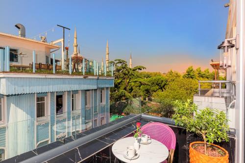 Balcony/terrace, The Magnaura Palace Hotel in Sultanahmet